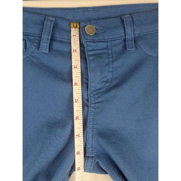 Francesca’s Birdcage Pants Women's 27 Turquoise Blue Skinny Stretch USA Made - Picture 4 of 10